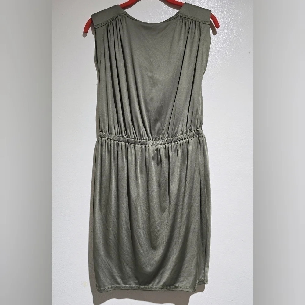 ✨️4/$20. Rachel Roy Loden Sleeveless Blouson Dress, Elastic Waist, Cowl Neck, XS - Picture 3 of 11